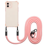 Til iPhone 12 cover Beskyttende Stødsikkert TPU Telefoncover med Snor