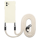 Til iPhone 12 cover Beskyttende Stødsikkert TPU Telefoncover med Snor