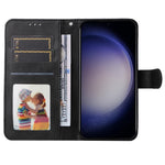 For Samsung Galaxy S24+ Case Wallet PU Leather Calf Texture Phone Cover