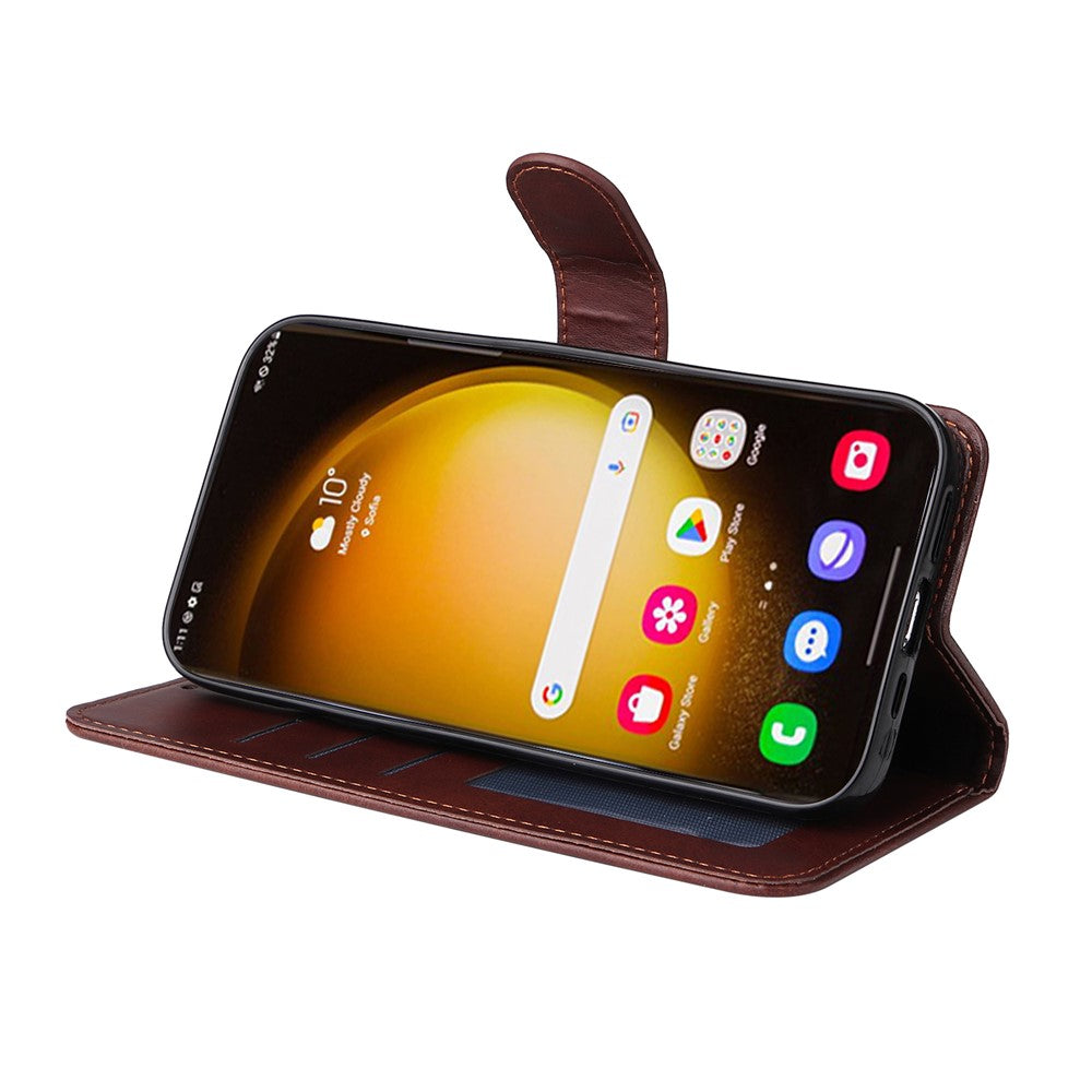 For Samsung Galaxy S24 Ultra Case Flip Stand PU Leather Protective Phone Cover