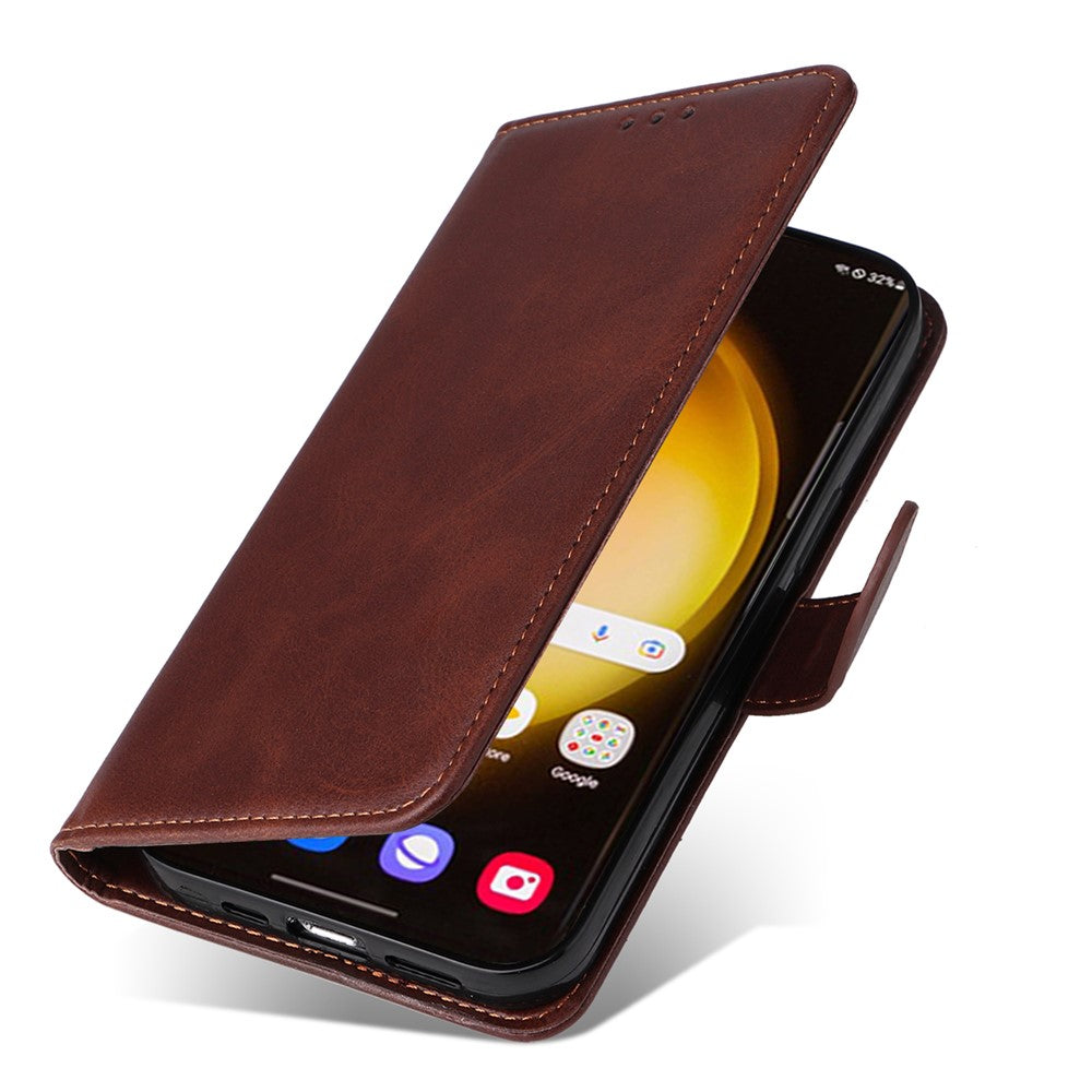For Samsung Galaxy S24 Ultra Case Flip Stand PU Leather Protective Phone Cover
