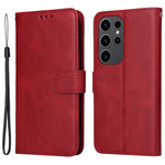 For Samsung Galaxy S24 Ultra Case Flip Stand PU Leather Protective Phone Cover