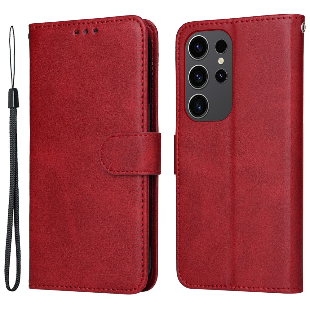 For Samsung Galaxy S24 Ultra Case Flip Stand PU Leather Protective Phone Cover