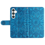For Samsung Galaxy S24 Case Sunflower PU Leather Magnetic Flip Phone Cover