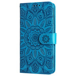 For Samsung Galaxy S24 Case Sunflower PU Leather Magnetic Flip Phone Cover