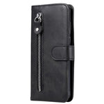 For Samsung Galaxy S24 Case Zipper Pocket  Flip PU Leather Protective Cover