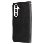 For Samsung Galaxy S24 Case Zipper Pocket  Flip PU Leather Protective Cover