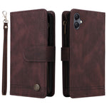 For Samsung Galaxy A05 4G Case Zipper Pocket Wallet Phone Leather Cover