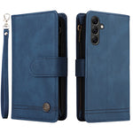 Til Samsung Galaxy A15 5G Cover med Flere Kortlommer Telefoncover med Lynlåslomme