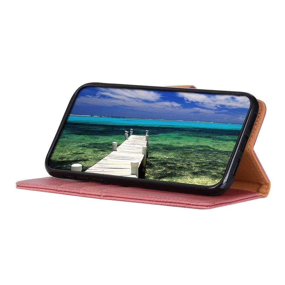 KHAZNEH For Samsung Galaxy A25 5G (Global) (161.0 x 76.5 x 8.3mm) Case Cowhide Leather Phone Wallet Cover