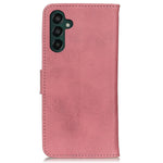 KHAZNEH For Samsung Galaxy A25 5G (Global) (161.0 x 76.5 x 8.3mm) Case Cowhide Leather Phone Wallet Cover
