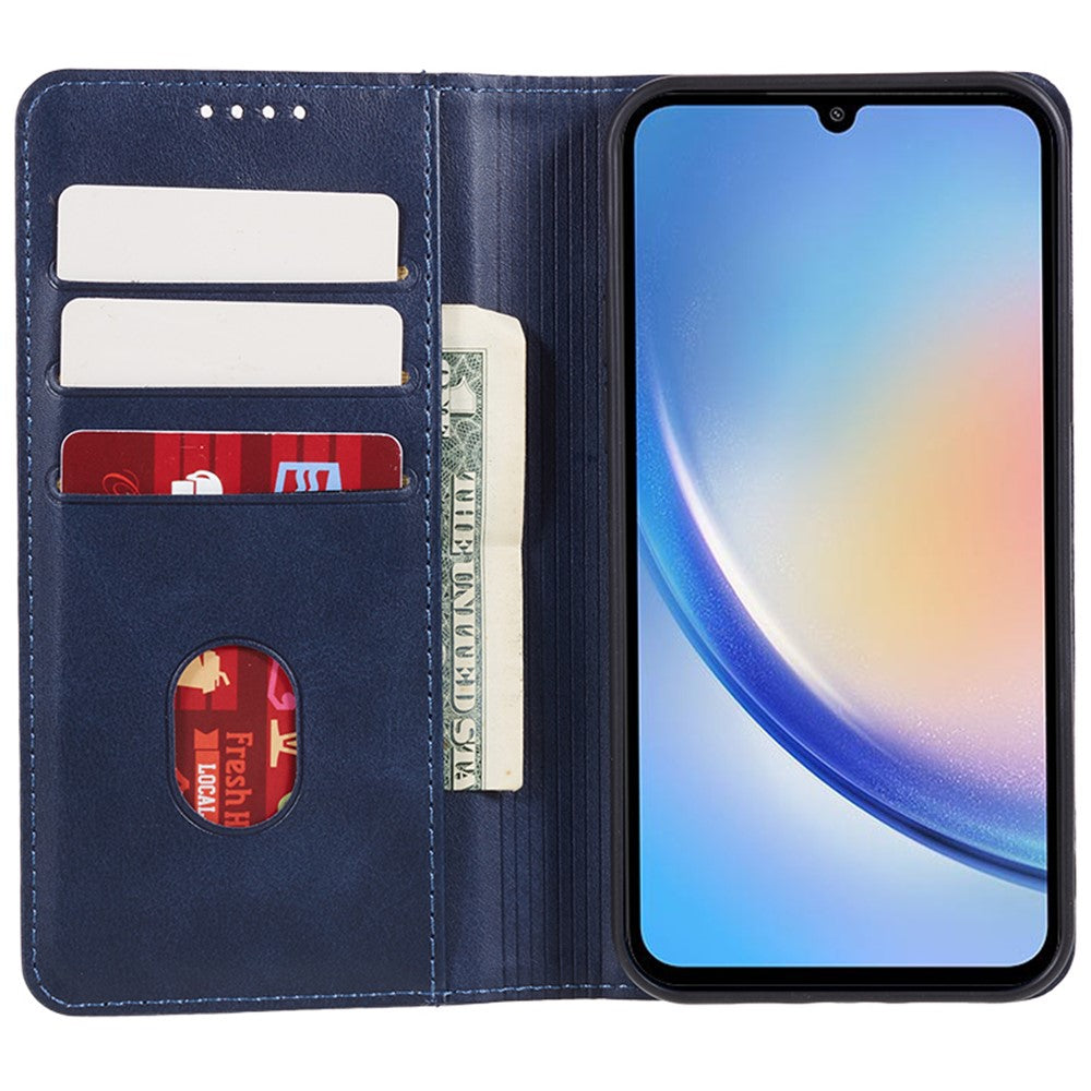 For Samsung Galaxy A05 4G Case Magnetic Auto Closing Phone Leather Cover