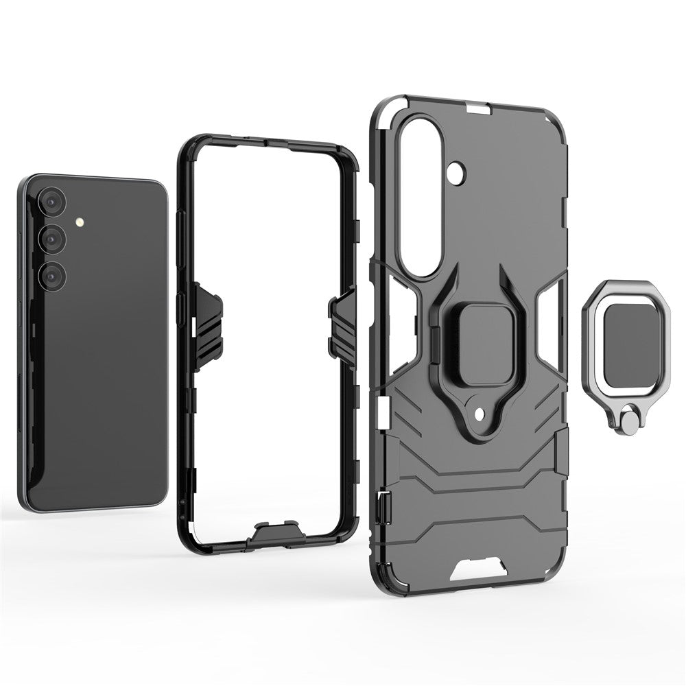 For Samsung Galaxy S24 Case Ring Kickstand Anti-drop Phone Cover