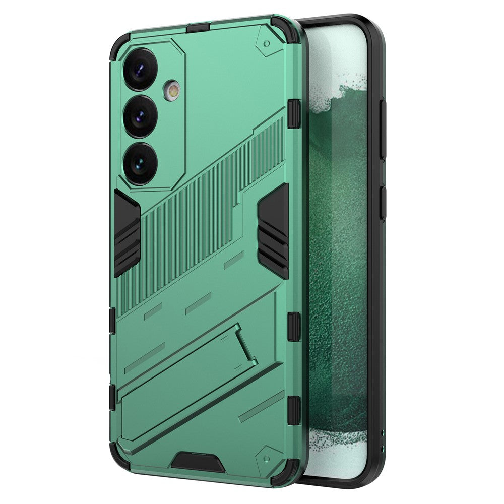 For Samsung Galaxy S24+ Case PC+TPU Phone Cover with Kickstand