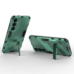 For Samsung Galaxy S24+ Case PC+TPU Phone Cover with Kickstand