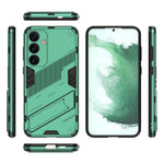 For Samsung Galaxy S24+ Case PC+TPU Phone Cover with Kickstand