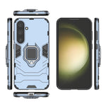 For Samsung Galaxy S24+ Case Ring Holder Kickstand PC+TPU Phone Cover