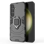 For Samsung Galaxy S24+ Case Ring Holder Kickstand PC+TPU Phone Cover