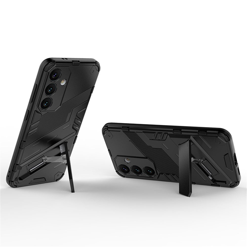 For Samsung Galaxy S24 Case PC+TPU Kickstand Phone Cover