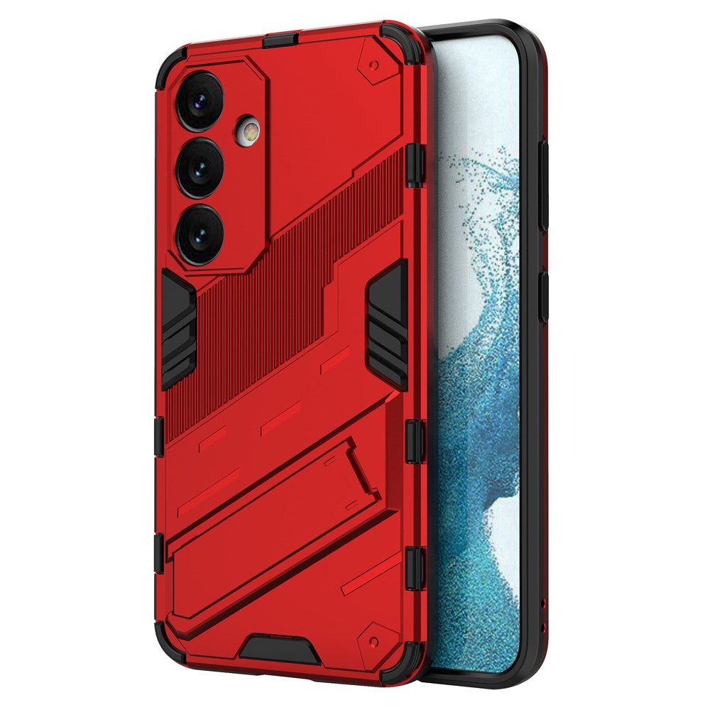 For Samsung Galaxy S24 Case PC+TPU Kickstand Phone Cover