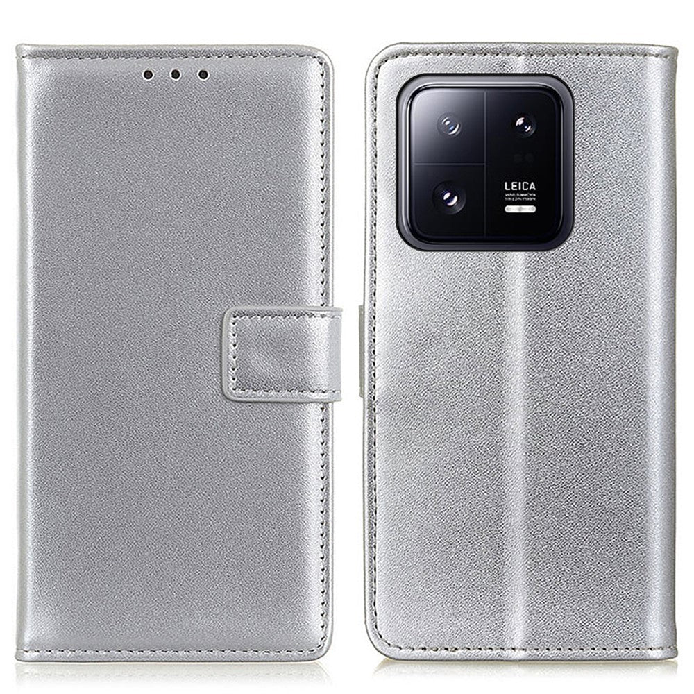 For Xiaomi 14 Case Anti-Scratch Wallet Phone Shell PU Leather Stand Cover