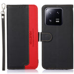 KHAZNEH For Xiaomi 14 Case Leather Phone Cover with RFID Blocking Wallet
