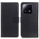For Xiaomi 14 Case Litchi Texture Leather Phone Cover with Wallet