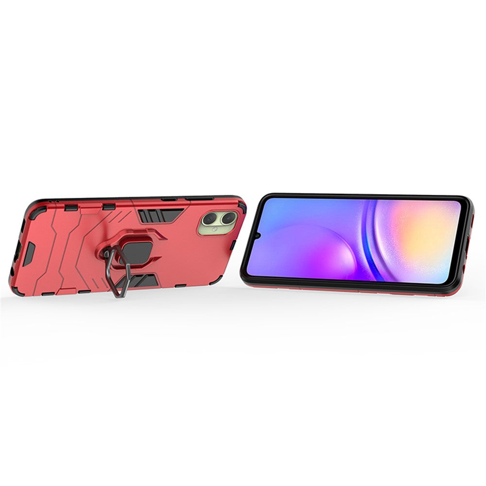 For Samsung Galaxy A05 4G Case Kickstand PC+TPU Phone Cover