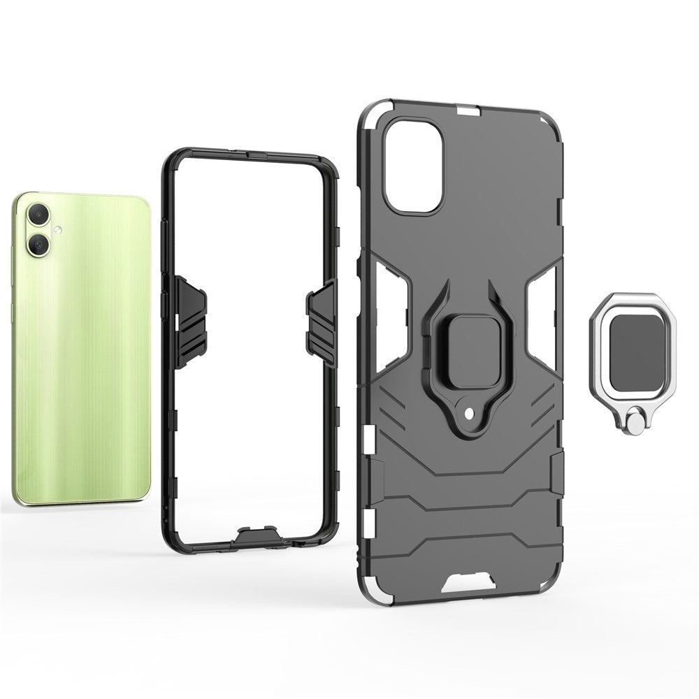 For Samsung Galaxy A05 4G Case Kickstand PC+TPU Phone Cover