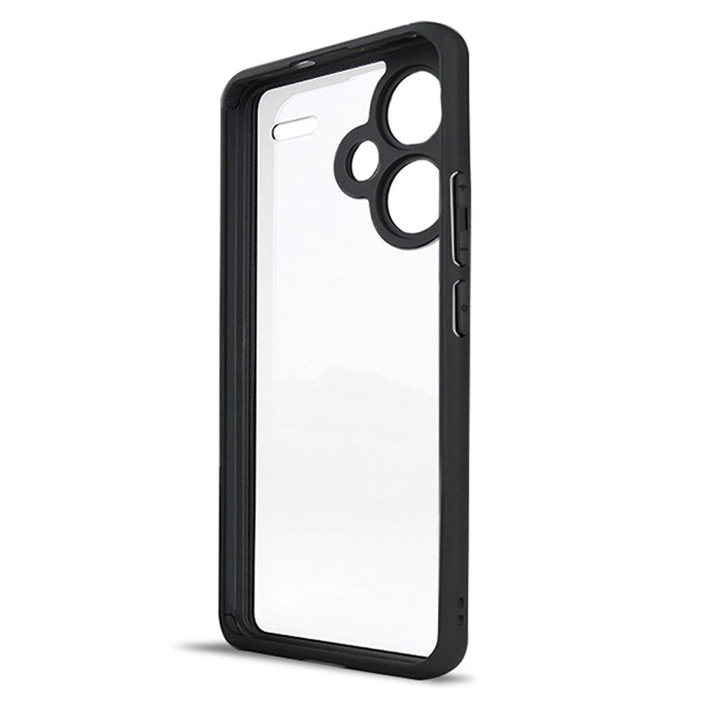 For Xiaomi Redmi Note 13 Pro+ 5G Slim-Fit TPU + PC Clear Phone Cover Dustproof Phone Shell Case