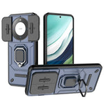 For Huawei Mate 60 Case Kickstand Shockproof Phone Cover with Slide Lens Guard