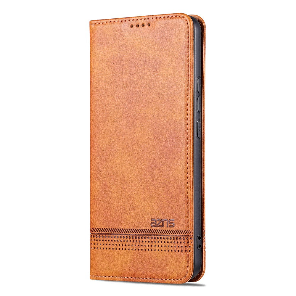 AZNS For Xiaomi Redmi Note 13 Pro+ 5G Case Cowhide Texture Leather Wallet Cover