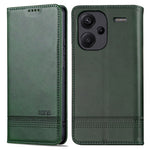 AZNS For Xiaomi Redmi Note 13 Pro+ 5G Case Cowhide Texture Leather Wallet Cover