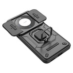 For Huawei Mate 60 Pro Case Kickstand Shockproof Phone Cover with Slide Lens Guard