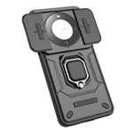 For Huawei Mate 60 Pro Case Kickstand Shockproof Phone Cover with Slide Lens Guard