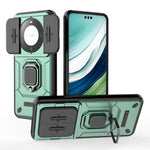 For Huawei Mate 60 Pro Case Kickstand Shockproof Phone Cover with Slide Lens Guard