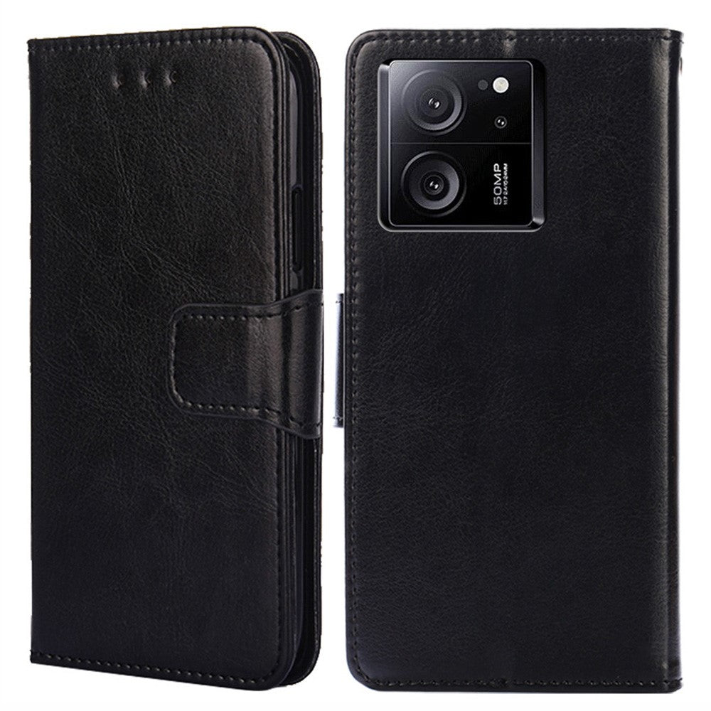For Xiaomi Redmi K60 Ultra / 13T / 13T Pro Textured PU Leather Wallet Stand Phone Case