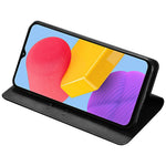 Til Samsung Galaxy A05s 4G Cover Skin-touch PU-læder Flip Stand Smart Phone Cover med kortpladser