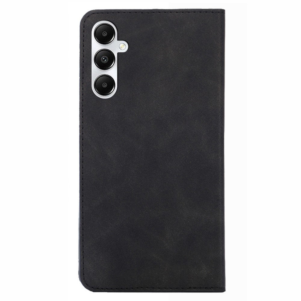 Til Samsung Galaxy A05s 4G Cover Skin-touch PU-læder Flip Stand Smart Phone Cover med kortpladser