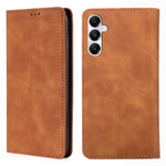 Til Samsung Galaxy A05s 4G Cover Skin-touch PU-læder Flip Stand Smart Phone Cover med kortpladser