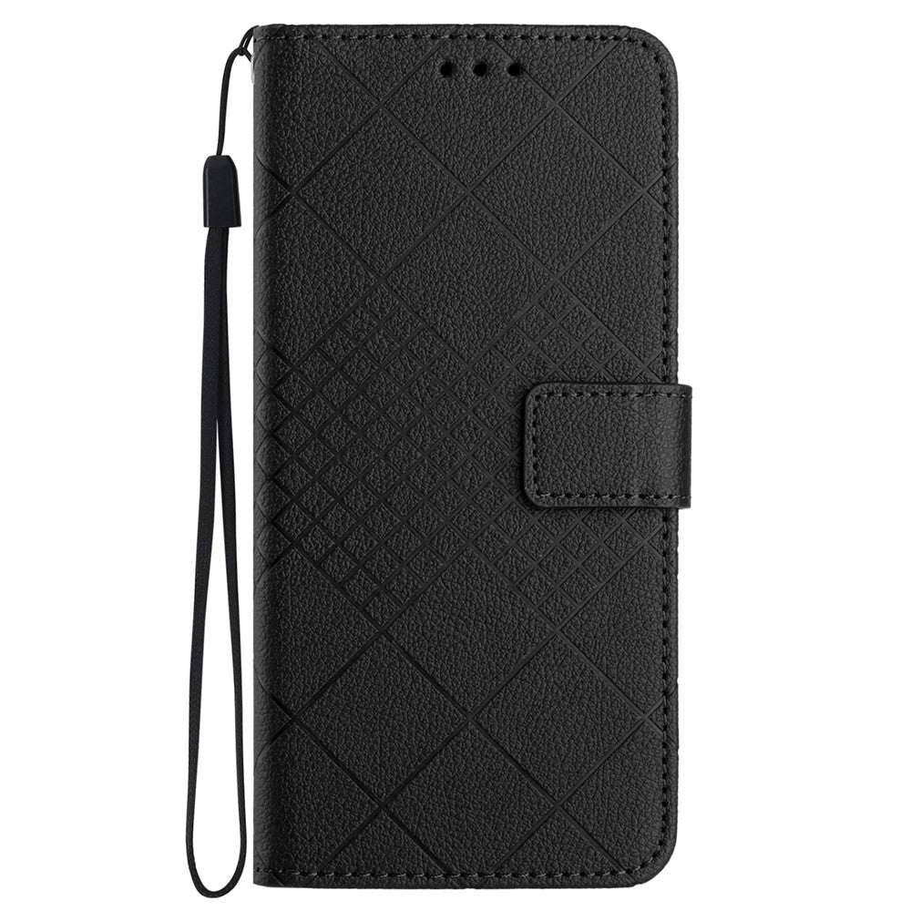 HT06 For Samsung Galaxy A25 5G (Global) (161.0 x 76.5 x 8.3mm) 3D Case Leather Phone Cover with Wallet Stand
