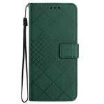 HT06 For Samsung Galaxy S24 Case Litchi Texture Stand Phone Wallet Cover