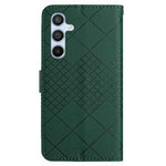 HT06 For Samsung Galaxy S24 Case Litchi Texture Stand Phone Wallet Cover