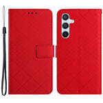 HT06 For Samsung Galaxy S24 Case Litchi Texture Stand Phone Wallet Cover