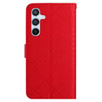 HT06 Til Samsung Galaxy A34 5G Stødsikkert Cover Litchi Tekstur PU Læder Pung Telefon Cover