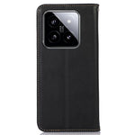KHAZNEH-etui til Xiaomi 14 - ægte kalvelæder - stativ - magnetisk lukning - mobilcover