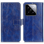 For Xiaomi 14 Pro Case PU Leather Crazy Horse Texture Wallet Phone Cover