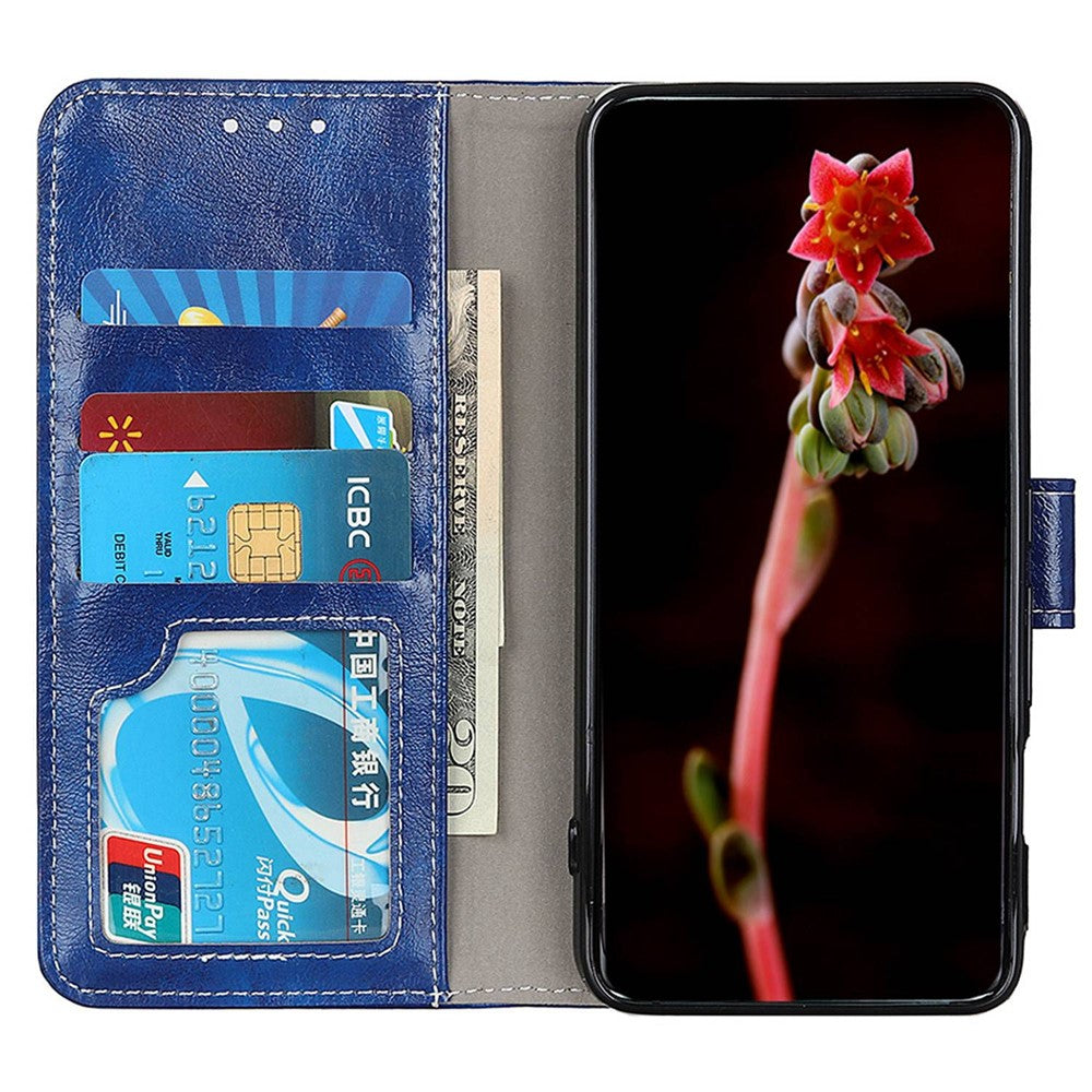 For Xiaomi 14 Pro Case PU Leather Crazy Horse Texture Wallet Phone Cover