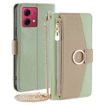Til Motorola Moto G84 5G Etui PU Læder Stand Crossbody Pung Telefoncover