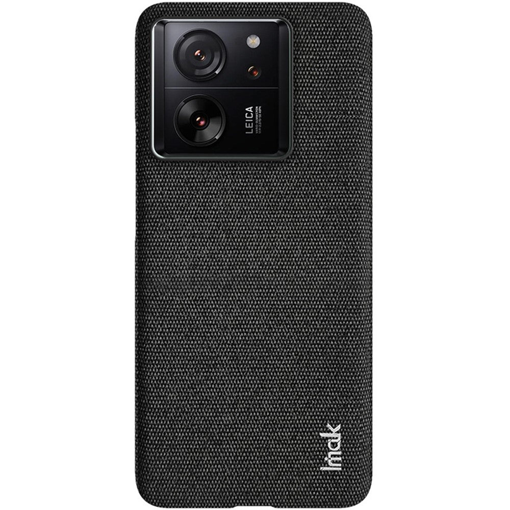 IMAK Ruiyi Series for Xiaomi 13T / 13T Pro Case Cloth Texture PU Leather+PC Phone Cover